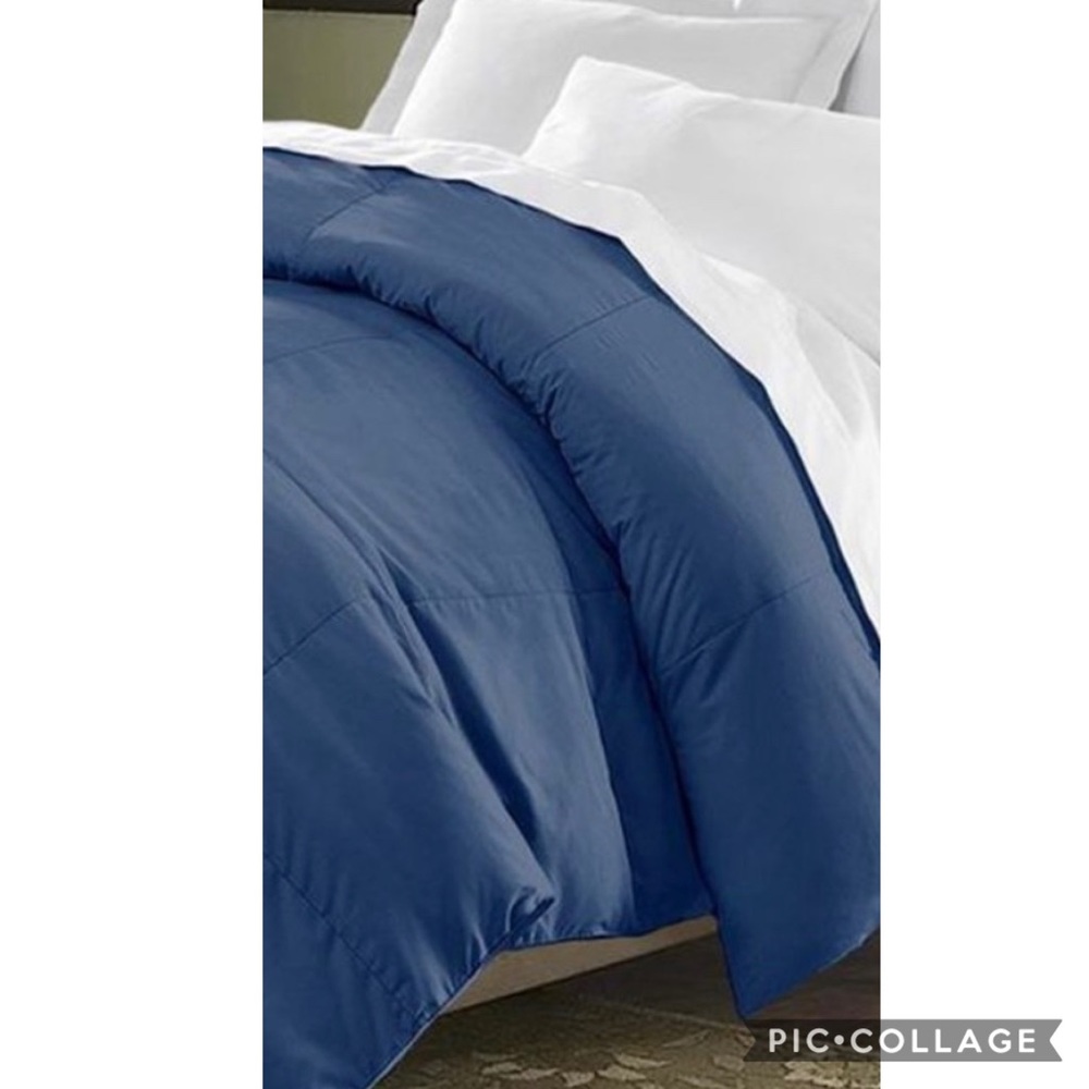 Navy Classic Lightweight Down-Alt Comforter